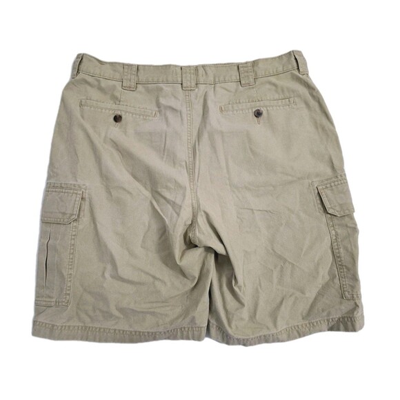 LL Bean Tropic Weight Cargo Shorts Khaki Men's Size 36 Safari Trail Hiking Tan - Picture 6 of 9